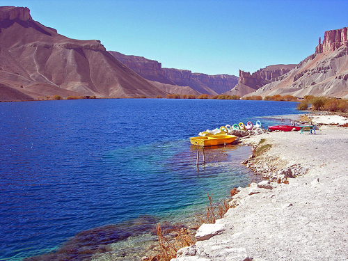 Band-E-Amir Lake in Afghanistan
