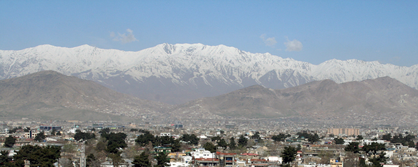 City of Kabul in Afghanistan