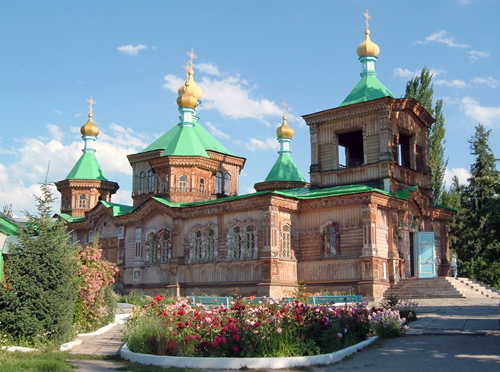Kyrgyzstan: Russian Orthodox Cathedral at Karakol