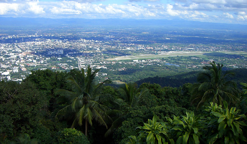 Chiang Mai City in the Chiang Mai Province of Thailand